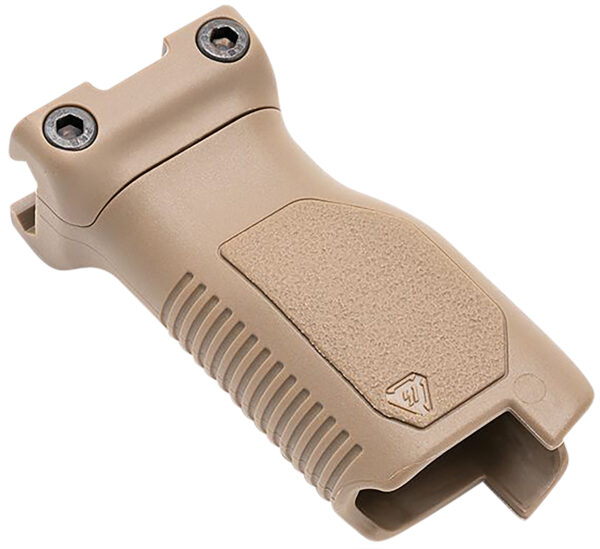 Strike Industries Angled Vertical Grip Long FDE — Picatinny
