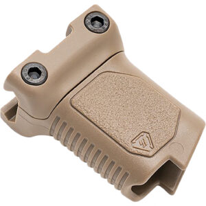 Strike Industries Angled Vertical Grip Short – FDE Polymer, M-LOK