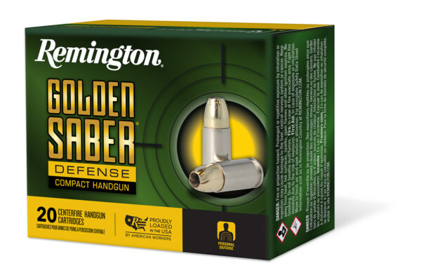 143920 Remington Golden Saber Defense Compact .40 S&W 180 gr BJHP
