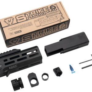 Strike Industries CEVO-HG-6-BK Strike  6″ M-Lok Black Aluminum with Faux Suppressor for CZ Scorpion EVO (7.72″ Barrel Length)