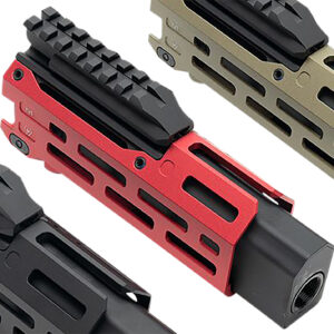 Strike Industries CEVOHG6RED 6-inch M-LOK Handguard for CZ EVO
