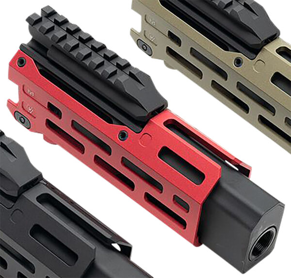 144022 Strike Industries CEVOHG6RED 6-inch M-LOK Handguard for CZ EVO