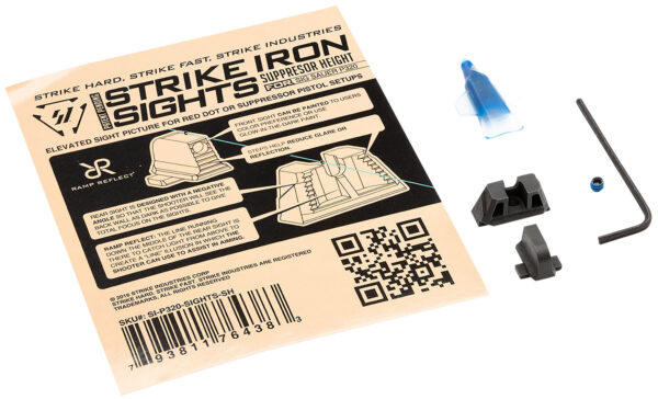144049 Strike Industries P320 Suppressor Height Iron Sights