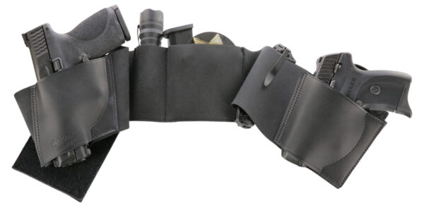 144097 Galco UnderWraps 2.0 Large Leather/Nylon Holster – Black