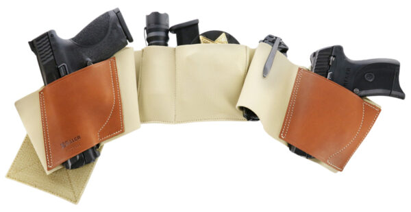 Galco UnderWraps 2.0 Khaki XL Leather/Nylon Belly Band