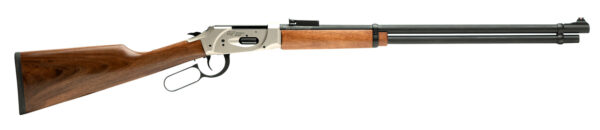 Gforce Arms GFLVR410NKLY Saddlehorn  410 Gauge 2.5″ 7+1 20″ Black Barrel, Nickel Metal Finish Aluminum Receiver, Turkish Walnut Stock (Youth)