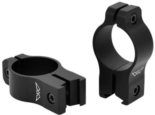 144502 Warne V422M Rimfire Rings Vapor Matte Black Aluminum 1″ Tube High Rimfire/Vertical Split 3/8″ Dovetail, 0 MOA