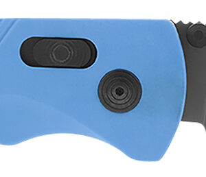 SOG Flash AT Folding Knife, Civic Cyan, Drop Point