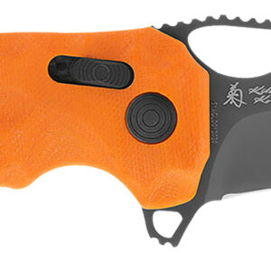 SOG Kiku XR LTE 3.02″ Tanto Knife, Blaze Orange G10