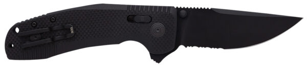 144929 SOG SOG-TAC XR Blackout Folding Knife, Cryo D2