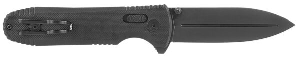 144936 S.O.G Pentagon XR LTE Folding Knife — Black G10, Graphite