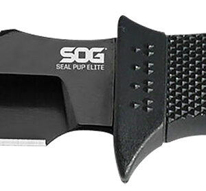 SOG SEAL Pup Elite 4.85″ Fixed Blade Knife, Black