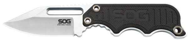 SOG Instinct Mini Fixed Knife, Satin Black Clip Point
