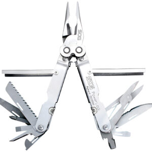 SOG PowerLock 18-Tool Multi-Tool — 7″ Polished 420SS