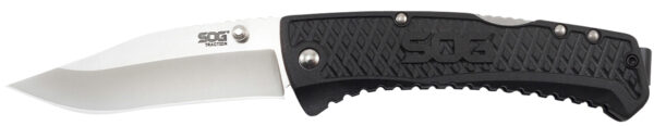 145063 S.O.G Traction 3.50-inch Folding Clip Point Knife, 5Cr13MoV Blade