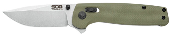 S.O.G Terminus XR 2.95″ Folding Knife, Olive Drab G10