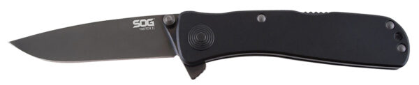 145074 SOG Twitch II 2.65″ AUS-8A Folding Knife Black