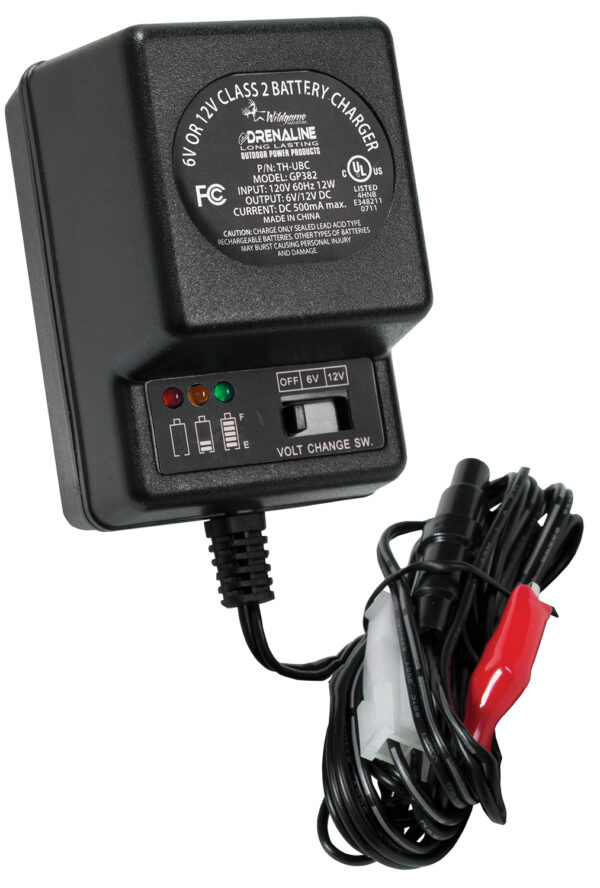 145129 Wildgame Innovations WGIWGIBC0005 6V-12V Battery Charger