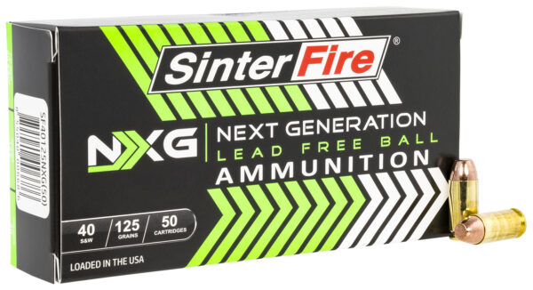 Sinterfire NXG 40 S&W 125 gr Lead-Free 50rd