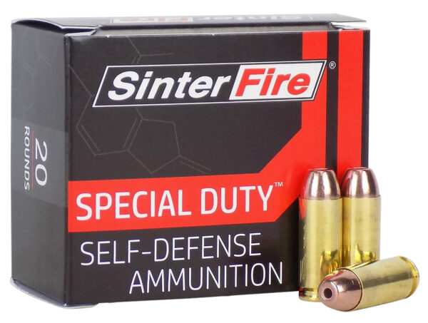 Sinterfire 10mm 125 gr Special Duty Frangible HP — 20 rd