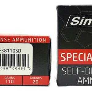SinterFire Special Duty .38 Special 110gr LF Frangible HP, 20rd