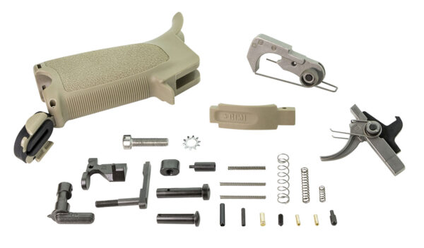 BCM Gunfighter Enhanced AR-15 Lower Parts Kit, FDE