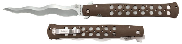 145377 Cold Steel Ti-Lite Kris Folding Knife, AUS-10A Blade