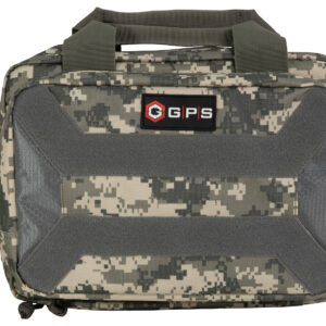 G*Outdoors GPS Bags PC15ACU Pistol Case — Gray Digital, 600D