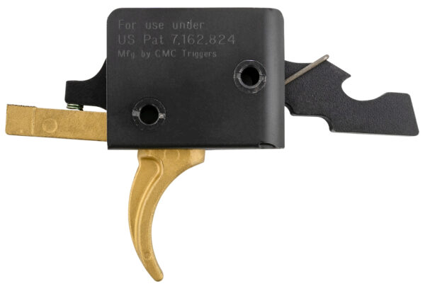 CMC Goldfinger Single-Stage Trigger AR15/AR10 3.5 lb Gold