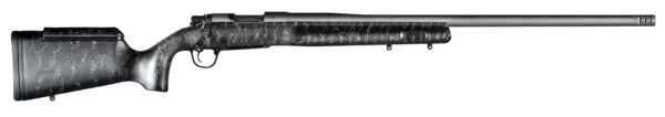 Christensen Arms 8010200500 Mesa Long Range 28 Nosler 3+1 26″ Threaded Barrel, Tungsten Gray Cerakote, Black with Gray Webbing Stock