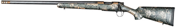Christensen Arms 8010621000 Ridgeline FFT 7mm Rem Mag 3+1 22″ Carbon Fiber/Threaded Barrel, Burnt Bronze Cerakote, Green with Black/Tan Accents Stock, Left Hand