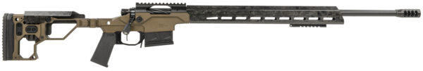 Christensen Arms 8010301800 Modern Precision  300 PRC 26″ Threaded Carbon Fiber Barrel 5+1, Black Nitride Finish, Desert Brown Anodized Folding Stock, Polymer Grip