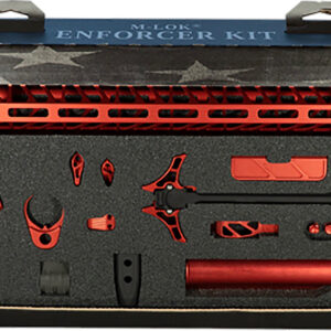 Timber Creek Outdoors Enforcer AR-15 Build Kit, Red Anodized