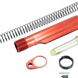 Timber Creek ARBTKR Buffer Tube Kit Red Anodized — AR-15