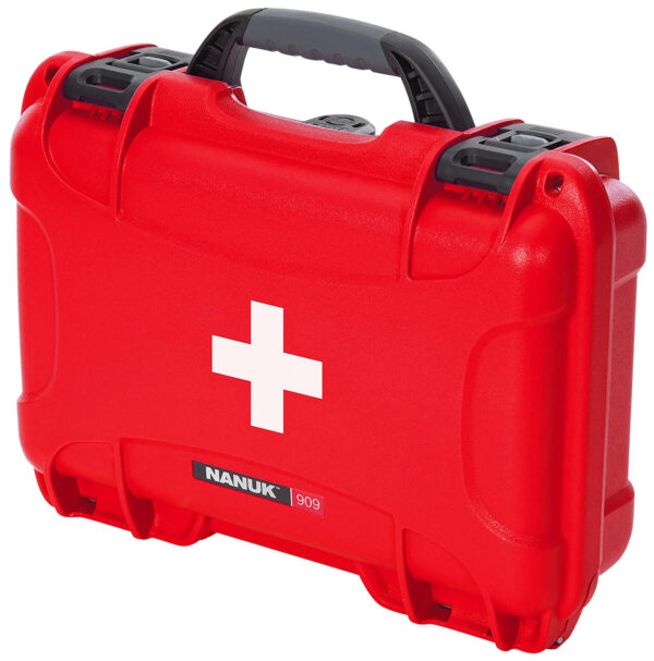 146612 Nanuk 909FSA9 First Aid Case – Red Resin