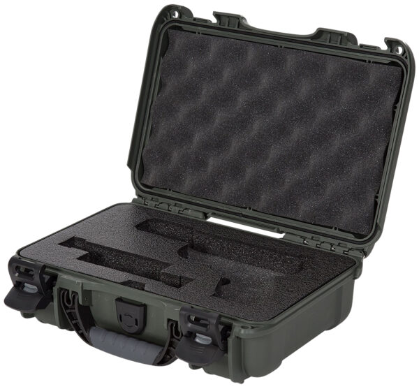 146616 Nanuk 909 Glock-Compatible Pistol Case, Olive Resin