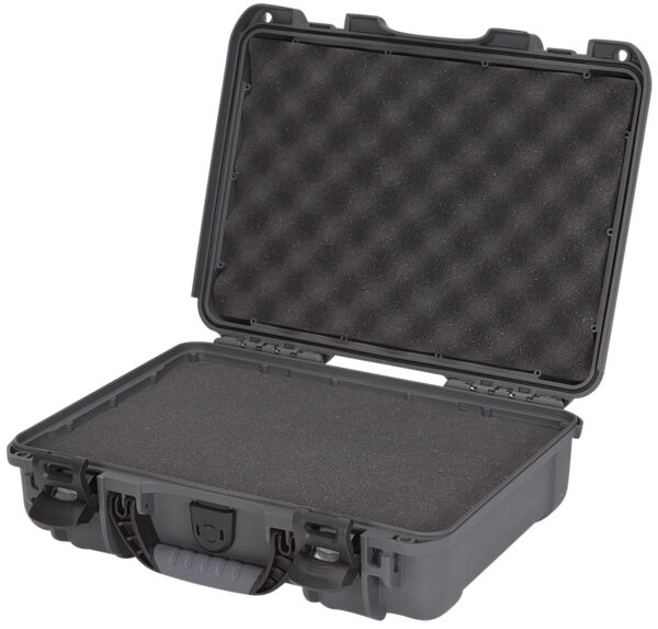 Nanuk 910 Pistol & Accessory Hard Case w/Foam, Graphite