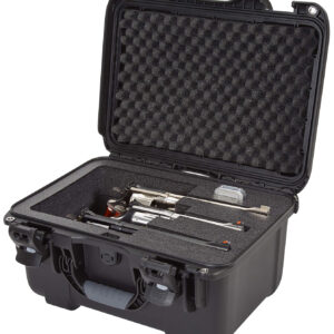 Nanuk 918REV01 918 3 Up Revolver Case Black Polymer w/ Foam Padding & Latches 14.90″ L x 9.80″ W x 8.60″ H Interior Dimensions