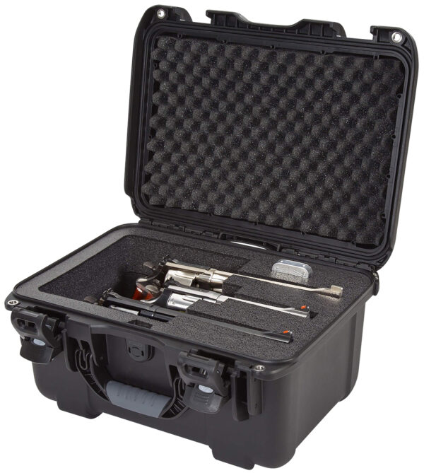 Nanuk 918REV01 918 3 Up Revolver Case Black Polymer w/ Foam Padding & Latches 14.90″ L x 9.80″ W x 8.60″ H Interior Dimensions