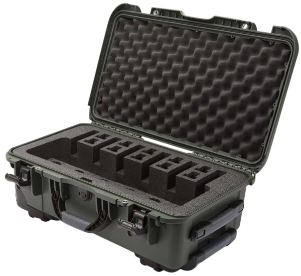 146625 Nanuk 9356UP6 6-Up Pistol Case Olive 22x14x9