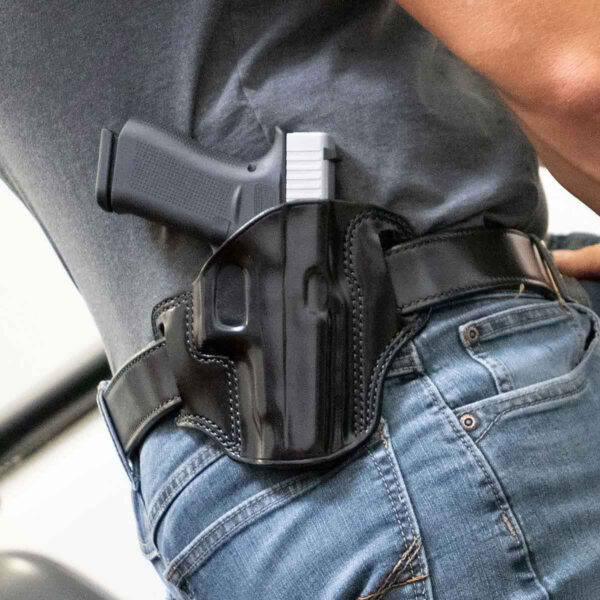 147109 Galco Combat Master CM876B OWB Leather Holster – Hellcat Pro RH