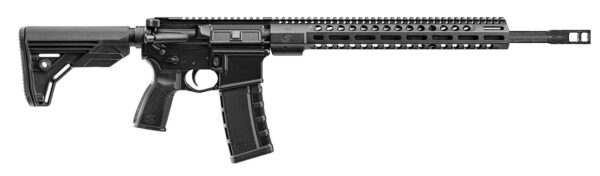 FN 36100669 FN 15 DMR3 5.56x45mm NATO 18″ Barrel 30+1, Black Anodized Receiver, Black  OEM Stock & Grip, Optics Ready