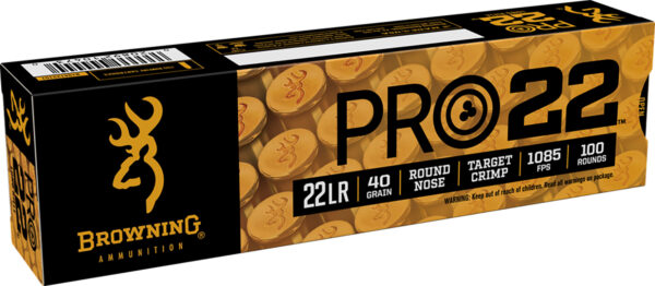Browning Pro22 .22 LR 40gr LRN 100rd Box