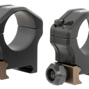 Christensen Arms PRSR-X2 1″ Med Scope Rings, Black