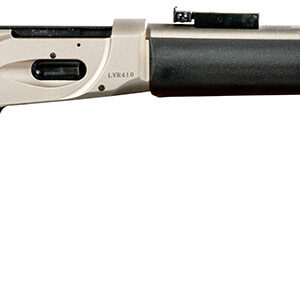 Gforce Arms GFLVR20SS Saddlehorn  Full Size 410 Gauge Lever 2.50″ 7+1 20″ Stainless Steel Barrel, Stainless Aluminum Receiver, Fixed Black Synthetic Stock, Right Hand