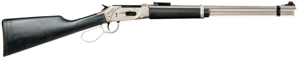Gforce Arms GFLVR20SS Saddlehorn  Full Size 410 Gauge Lever 2.50″ 7+1 20″ Stainless Steel Barrel, Stainless Aluminum Receiver, Fixed Black Synthetic Stock, Right Hand