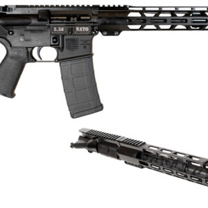 Diamondback DB1721K001 DB15 Combo 5.56x45mm NATO & 300 Blackout 16″ 30+1, Black, Carbon Rec, 12″ M-LOK Handguard, Magpul Carbine Stock & Grip, Includes 2 Uppers