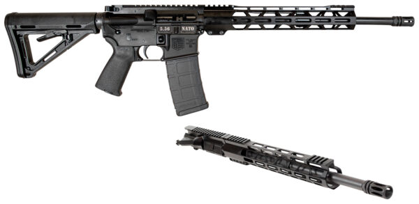 Diamondback DB1721K001 DB15 Combo 5.56x45mm NATO & 300 Blackout 16″ 30+1, Black, Carbon Rec, 12″ M-LOK Handguard, Magpul Carbine Stock & Grip, Includes 2 Uppers