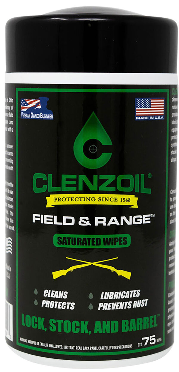 Clenzoil Field & Range Saturated Wipes 50 Count