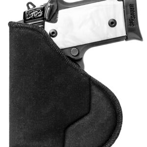 Sentry HexGrip IWB/Pocket Holster — Black Nylon, Fits 2-3″ Barrel
